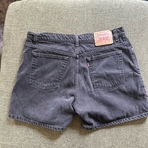 Levi's Women's Black Denim Shorts